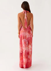 California Maxi Dress - Flamingo Fling