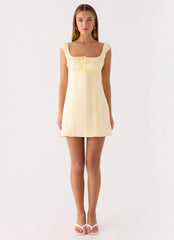 Fornarina Mini Dress - Lemon