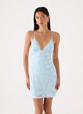 Leeana Mini Dress - Blue