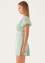 Illit Mini Dress - Sage