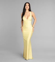 Jianne Formal Lace-Up Back Long Dress