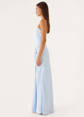 Conni Strapless Maxi Dress - Blue