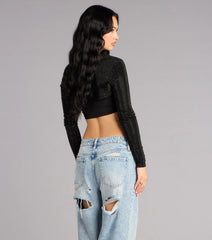 Glow Girl Rhinestone Bolero
