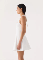 Alesandree Mini Dress - White