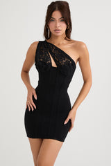 Black Lace Mini Dress