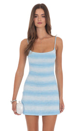 Scoop Neckline Mini Dress