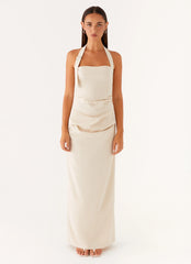 Rumour Has It Maxi Dress - Oatmeal