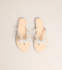 Cute Shine Sparkle Bow Sandals