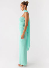 Libra Maxi Dress - Aqua