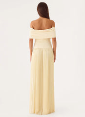 Harvest Sky Maxi Dress - Baby Yellow