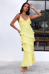 What A Beauty Maxi Dress Yellow