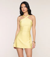 Booked And Busy Open Back Mini Dress
