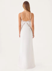 Winona Night Slip Dress - White
