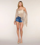 Beach Please Crochet Poncho