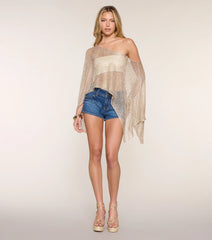 Beach Please Crochet Poncho