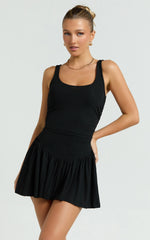 Lioness - Field of Dreams Mini Dress - In Onyx
