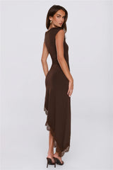 Downtown Energy Maxi Dress Brown