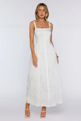 Light Love Energy Maxi Dress White