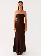 Endless Nights Maxi Dress - Chocolate