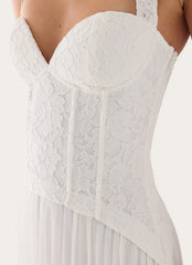 Tunnel Vision Maxi Dress - White