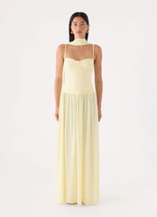 On My Page Maxi Dress - Yellow