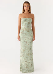 Come Through Maxi Dress - Wispy Fern