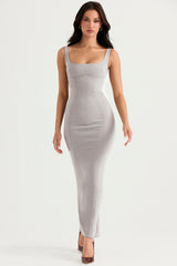 Smoke Bodycon Maxi Dress