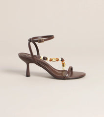 Vacation Glow Beaded Stiletto Heel Sandals