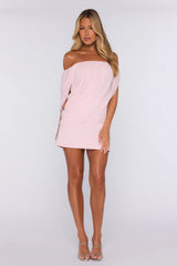 Golden Hour Club Mini Dress Pink
