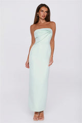 Keep This Energy Strapless Maxi Dress Mint