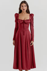 Ruby Corset Midi Dress