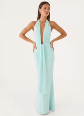 Emiliana Maxi Dress - Aqua
