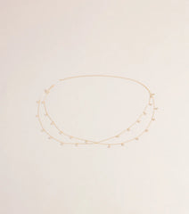 Pretty Shine Layered Stone Belly Chain