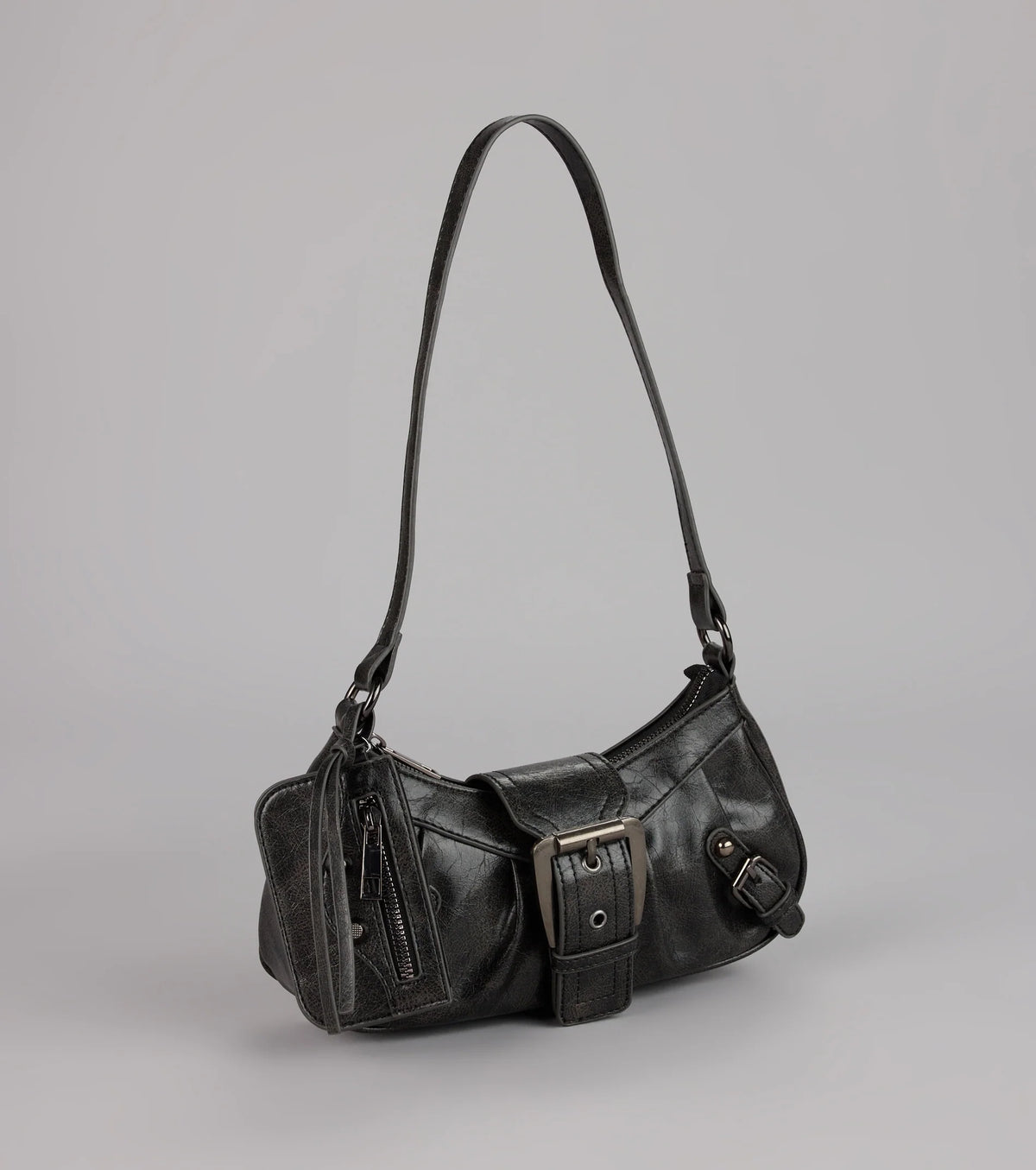 High Rating Buckle Strap Shoulder Bag