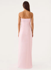 Lucienne Strapless Maxi Dress - Pink