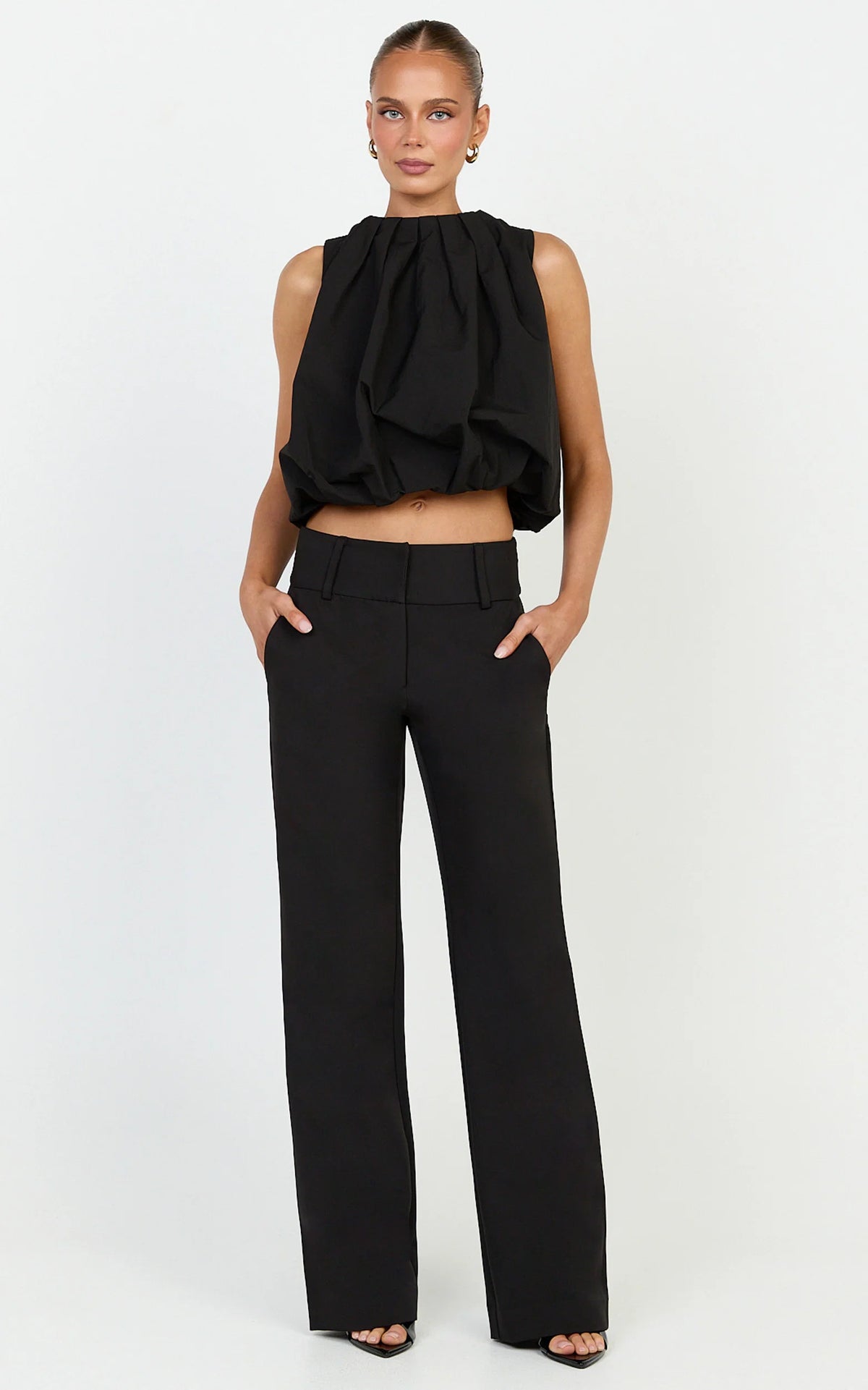 Lioness - Beverly Bubble Top - In Noir
