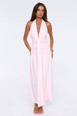 Endless Days Halter Maxi Dress Pink