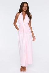 Endless Days Halter Maxi Dress Pink
