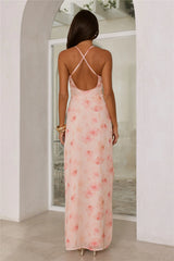 Boat Parties Maxi Dress Pink Floral