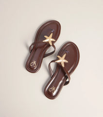 Poolside Ready Starfish Strap Sandals