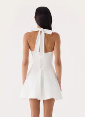 Alesandree Mini Dress - White