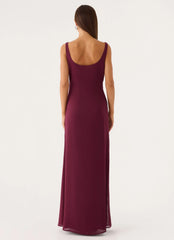 Sunset Edit Maxi Dress - Berry Kiss