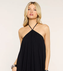 Flirt In Motion Chiffon A-Line Mini Dress
