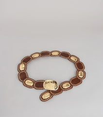 Desert Dream Oval Medallion Belt