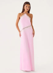 Orvian Maxi Dress - Pink