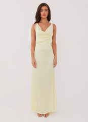 Musa Maxi Dress - Lemon