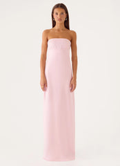 Lucienne Strapless Maxi Dress - Pink