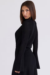 Black Keyhole Bodysuit
