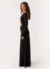 Peru Maxi Dress - Black