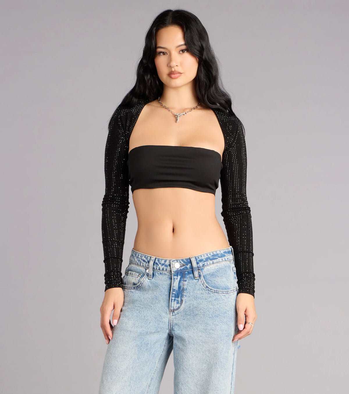Glow Girl Rhinestone Bolero